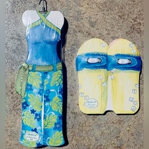 2 LADY JAYNE LTD SEALED Note Pads - Self Stick Sandals Notes & Hanging Pad